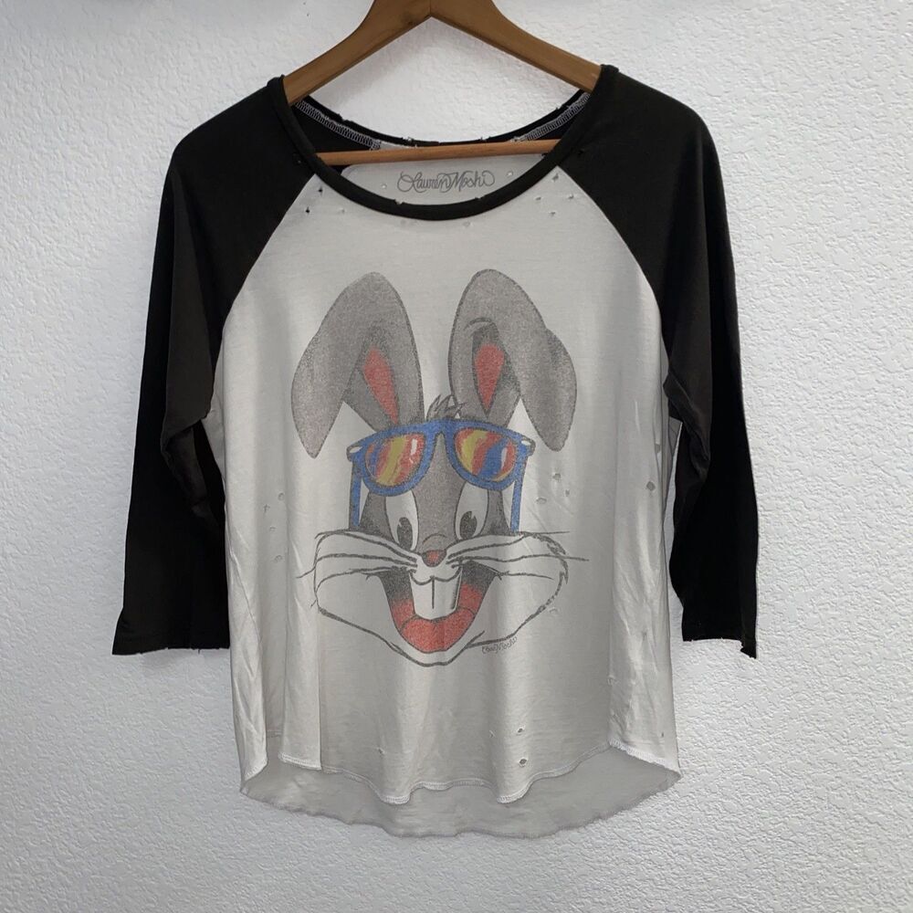 Lauren Moshi X Looney Tunes Bugs Bunny Shirt Small